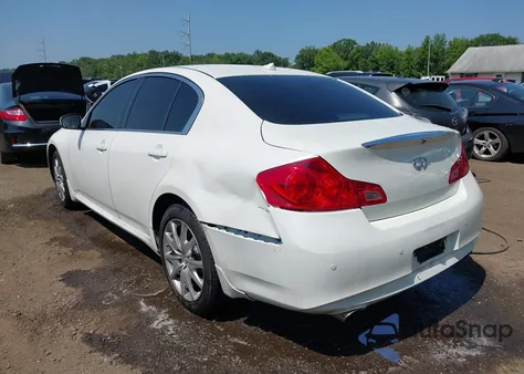 2012 Infiniti G37X from USA, damaged, VIN JN1CV6AR9CM682410
